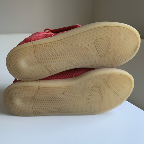 Adidas Originals Tubular Invader Strap Bb5039 Red Suede Gum Sole Mid Top size 9 - Picture 7 of 8